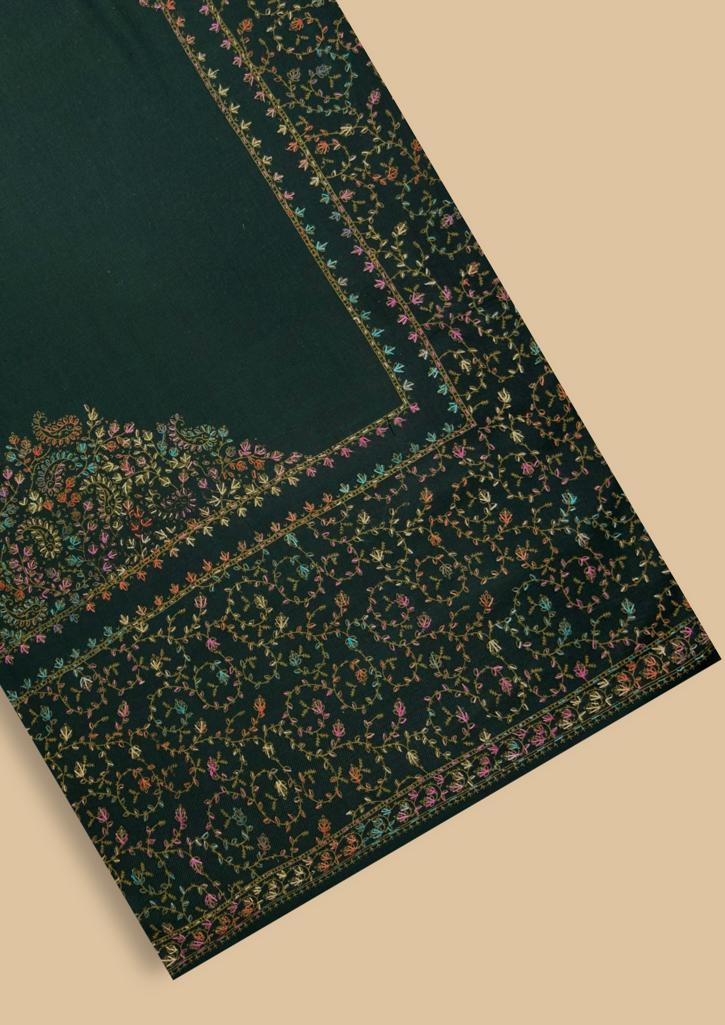 A closer look at Viscose Fabric Embroidered Shawls