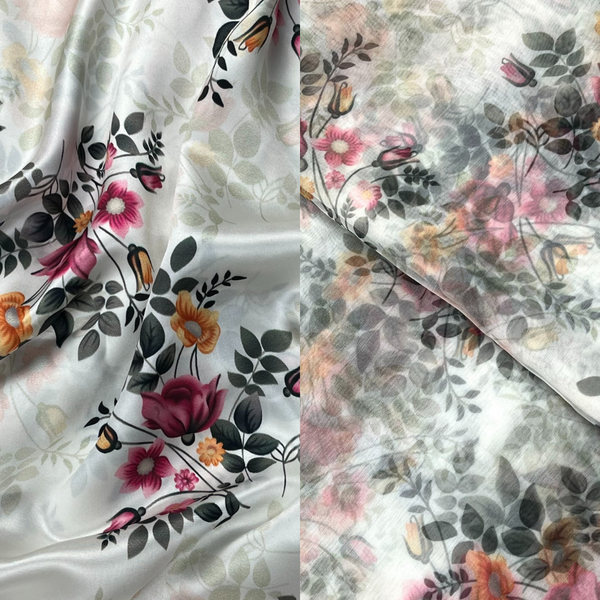 2Pc Shamoz with Organza SWO-0015