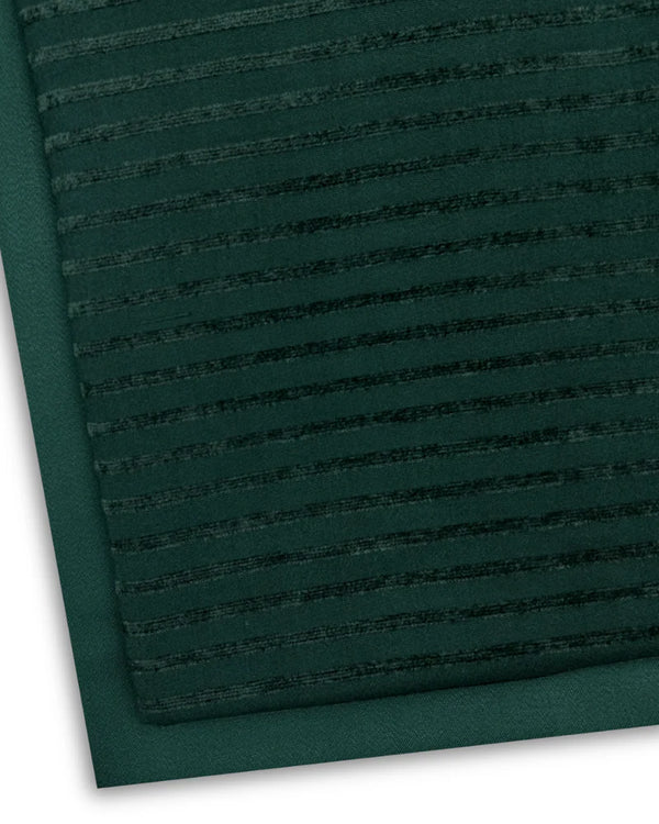 2Pc Alpine Jacquard Velvet Bottle Green AJV-W25-0003