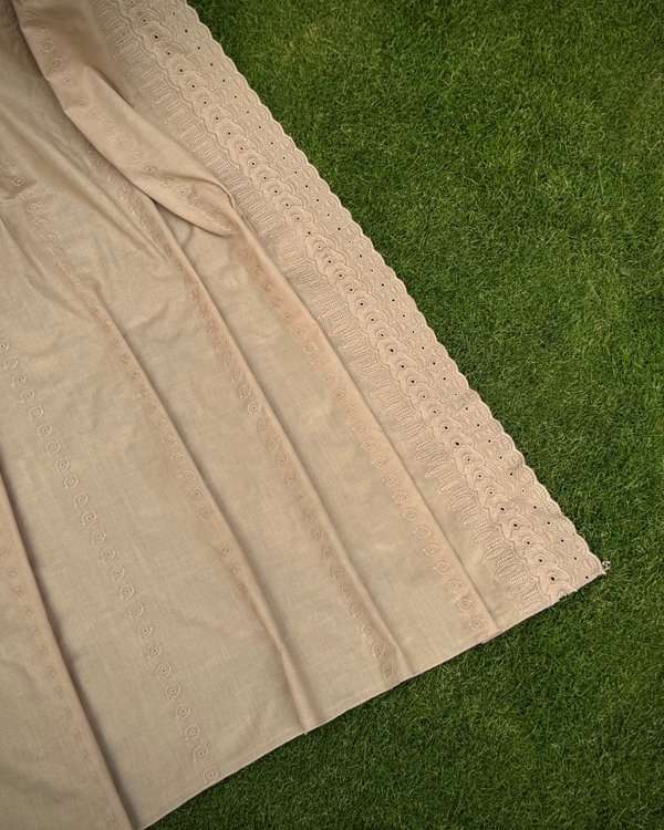 Embroidered Lawn Border Dupatta EBD-S25-0020