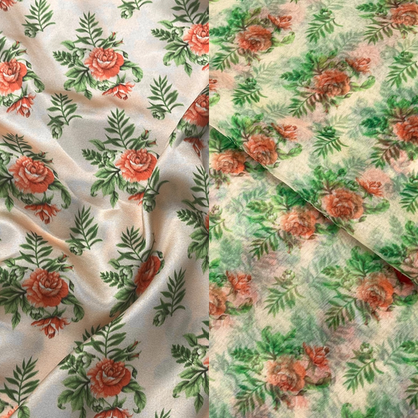 2Pc Shamoz with Organza SWO-0018