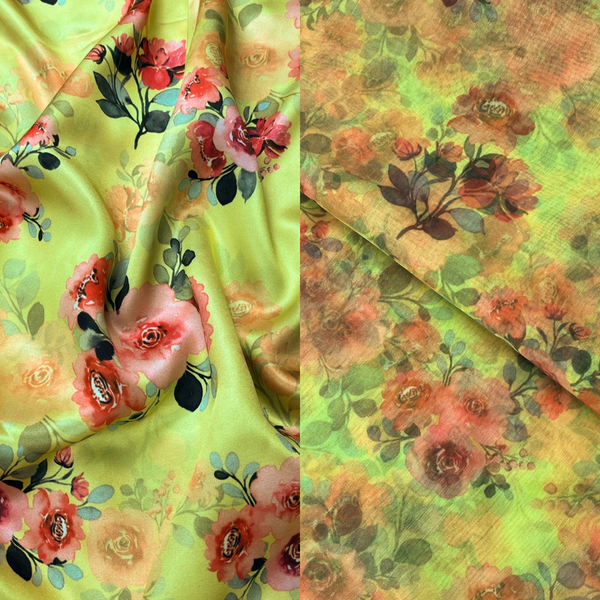 2Pc Shamoz with Organza SWO-0011