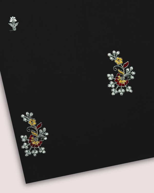 Multi Embroidered Lawn Black MEL-S25-050