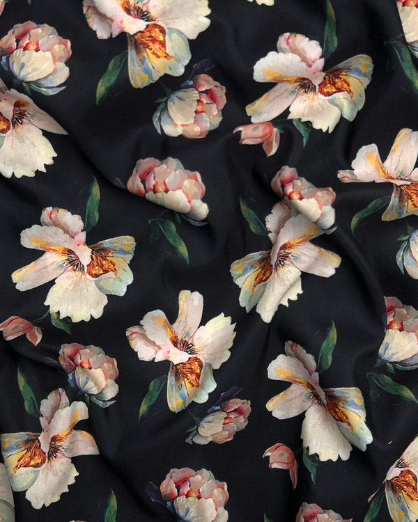 Printed Arabic Silk Lawn PASL-S25-0070