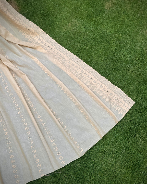 Embroidered Lawn Border Dupatta EBD-S25-0021