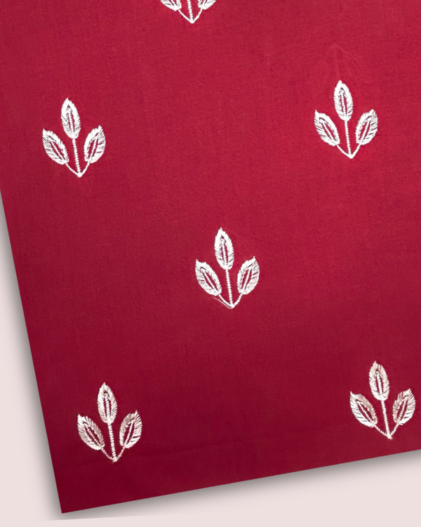 Embroidered Motif Fabric EMF-S25-0055