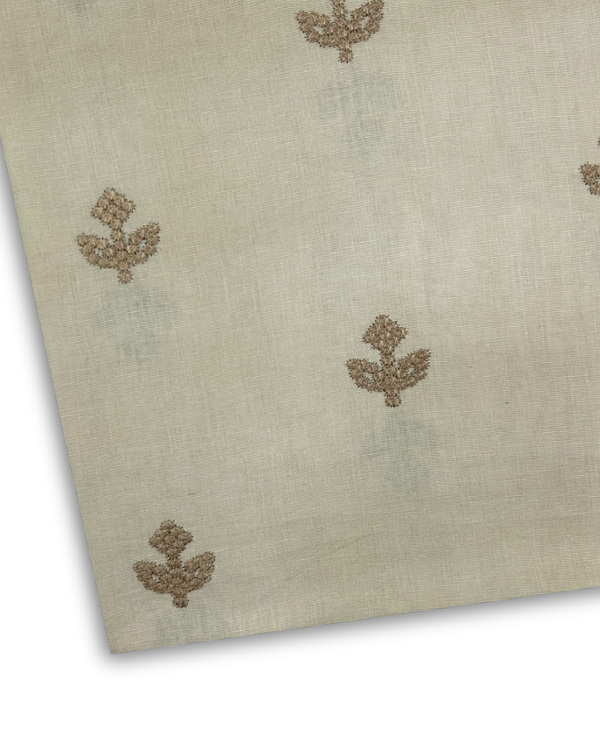 Embroidered Khaddar Cream EK-W25-0086