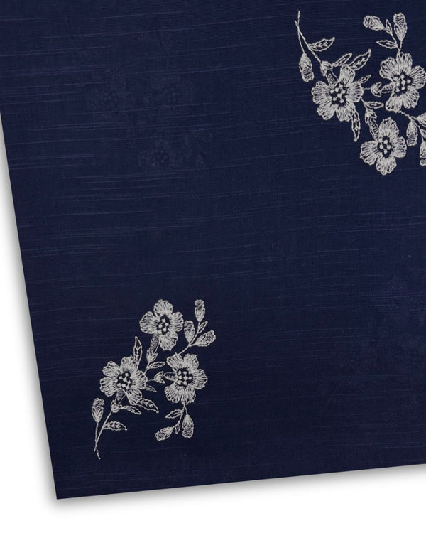 Embroidered Khaddar Navy EK-W25-0066
