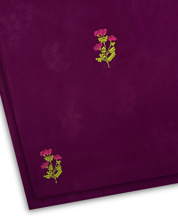 2Pc Multi Embroidered Alpine Magenta MEA-W25-0017