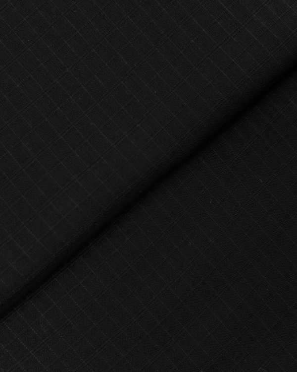 Check Lawn Black CLS-S25-0025