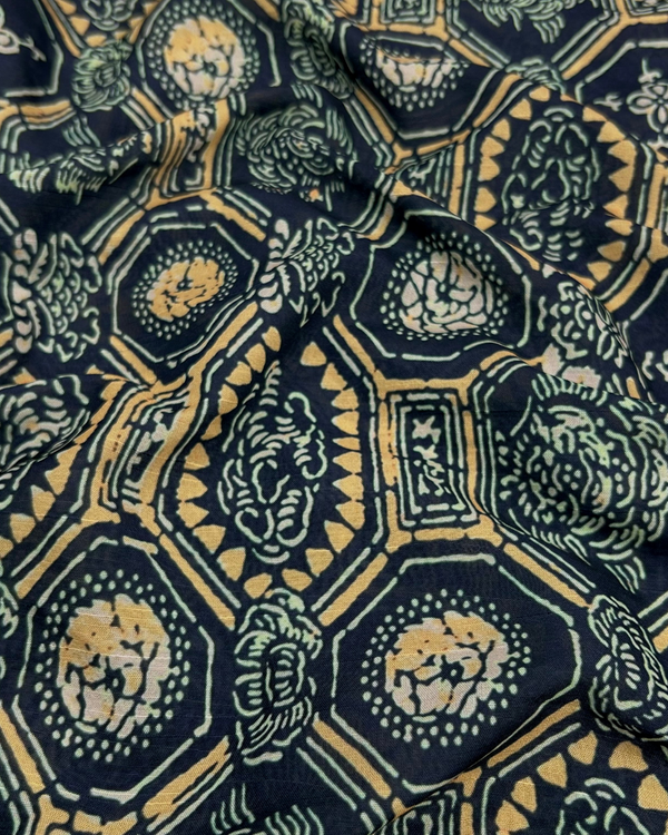 Printed Raw Silk PR-W24-0067