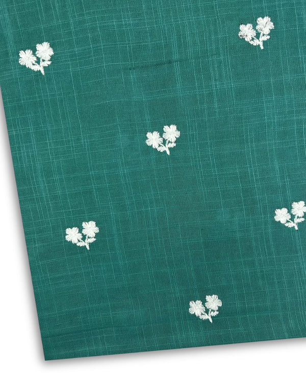 Embroidered Khaddar Sage EK-W25-0044