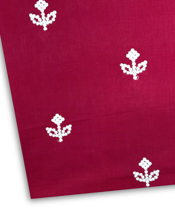 Embroidered Khaddar Hot Pink EK-W25-0090