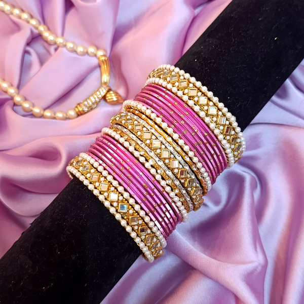 Poetic Pink Bangles PMB-0119