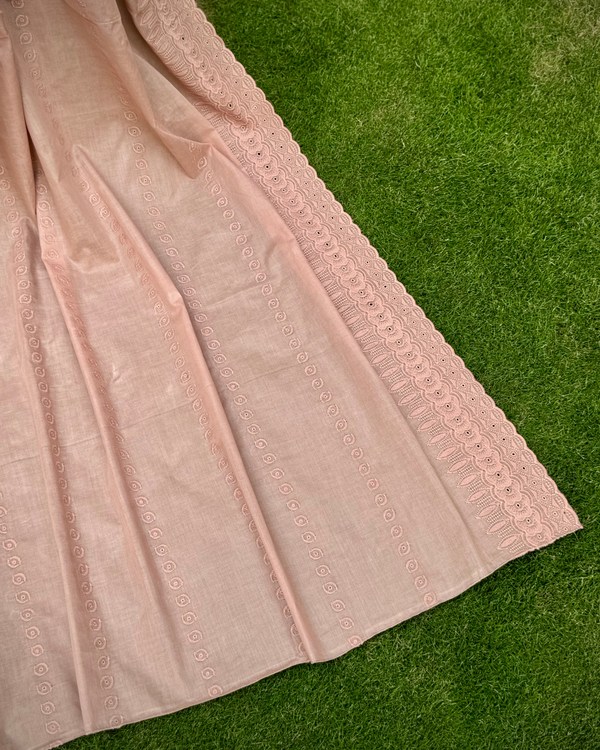 Embroidered Lawn Border Dupatta EBD-S25-0024