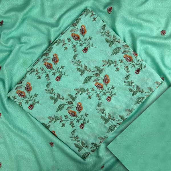 2Pc Embroidered Jaal Lawn Karandi ELKD-S25-0009