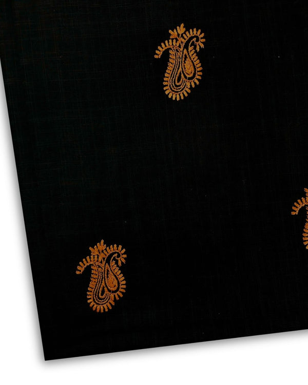 2Pc Multi Embroidered Khaddar Black MEKT-W25-0052