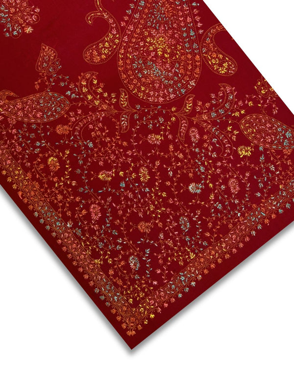 CASHMERE EMBROIDERED SHAWLS CES-W25-0065