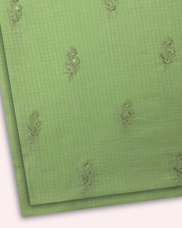 2Pc Embroidered Lawn Pistacho PMEL-S25-0051