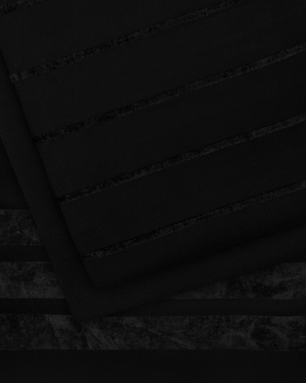 3Pc Alpine Velvet Black AVN-W25-0001