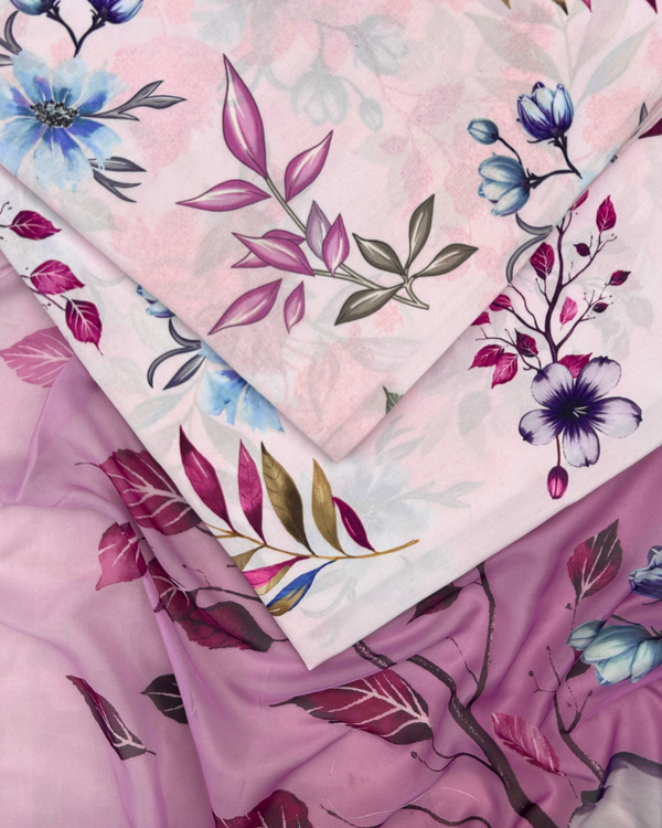 3pc Arabic Silk Lawn with Tissue Silk Dupatta ASTD-S25-0020