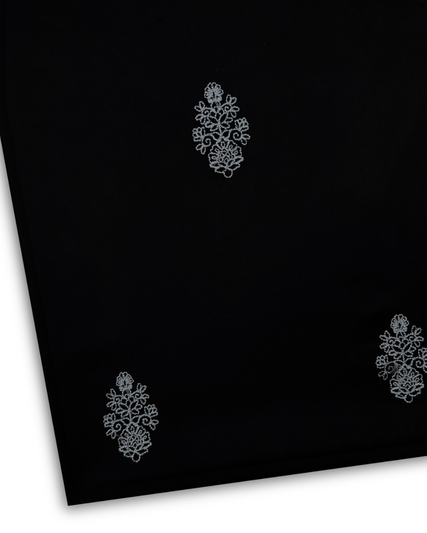 2Pc Multi Embroidered Alpine Black MEA-W25-0001