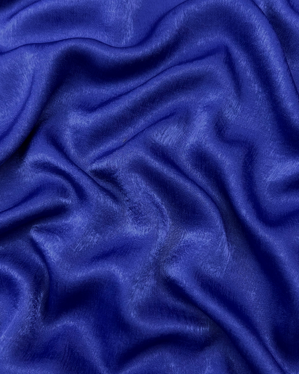 2Pc Silk Velvet Royal Blue SVMT-W25-0006