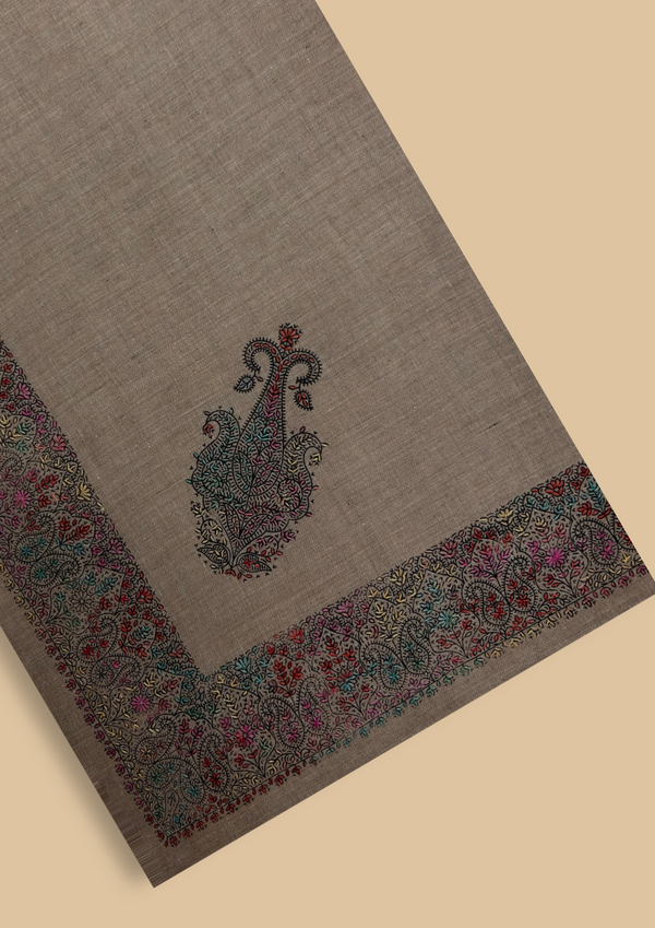 CASHMERE EMBROIDERED SHAWLS CES-W25-0001