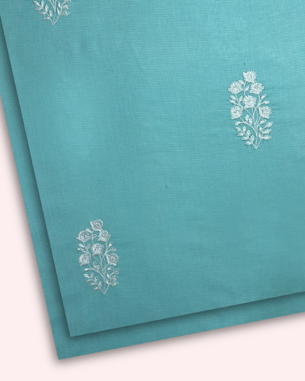 2Pc Embroidered Lawn Steel Blue  PMEL-S25-0040