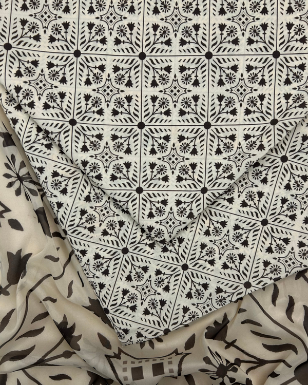 3pc Arabic Silk Lawn with Tissue Silk Dupatta ASTD-S25-0016