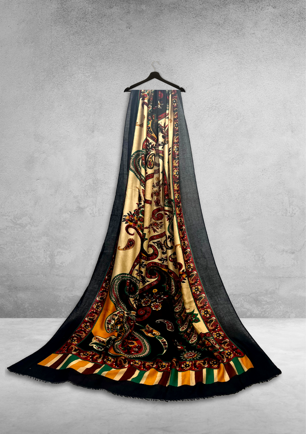 Acrypashmina Printed Shawl APSS-W25-0002