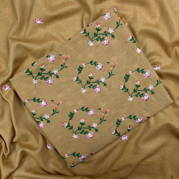 2Pc Embroidered Jaal Lawn Karandi ELKD-S25-0023