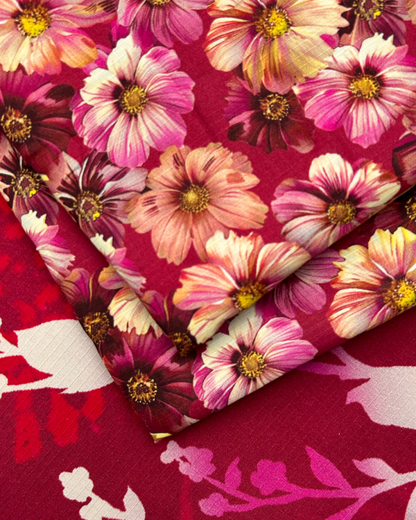 3pc Rib Linen Digital Print RLDP-W25-0011