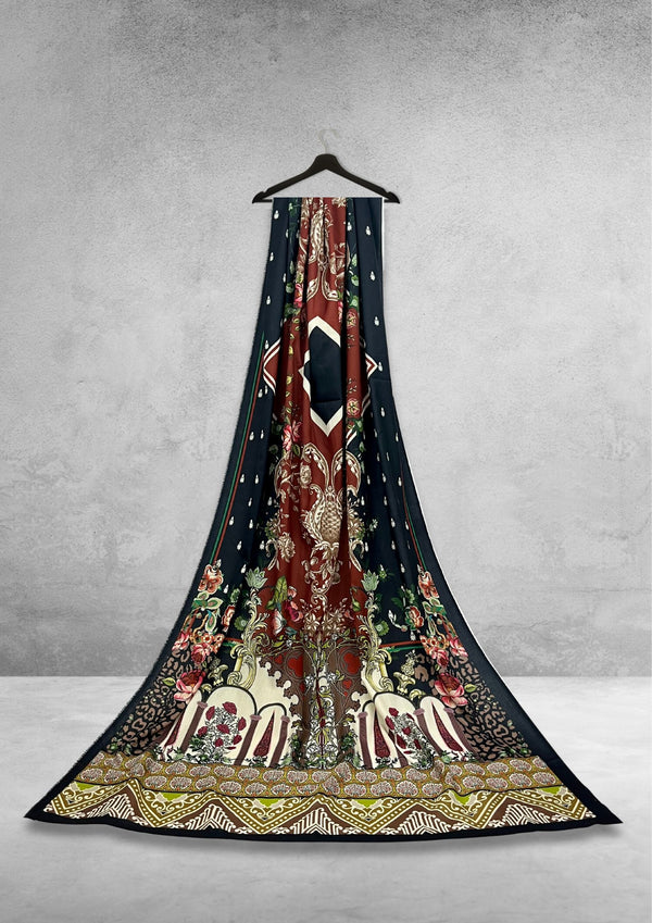 Acrypashmina Printed Shawl APSS-W25-0017