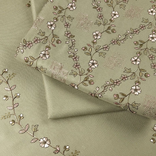 3Pc Alpine Embroidered With Embroidered Border Shawl AEBS-W25-0015
