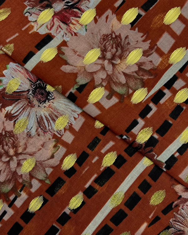 Lawn Golden Broshia Prints LGBP-S25-0027