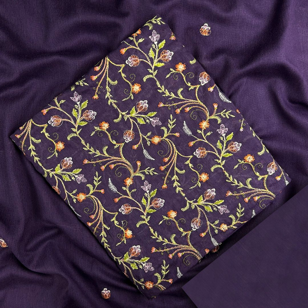 2Pc Embroidered Jaal Lawn Karandi ELKD-S25-0011