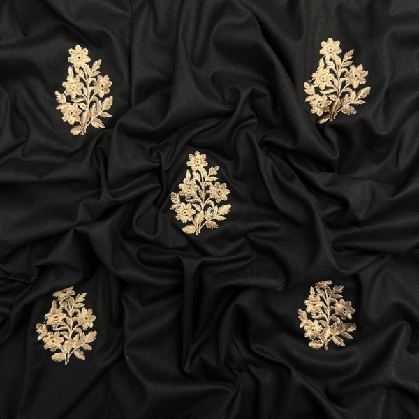 Embroidered Lawn Black EMF-S25-0149