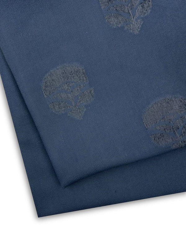 2Pc Alpine Jacquard Velvet Slate AJV-W25-0013