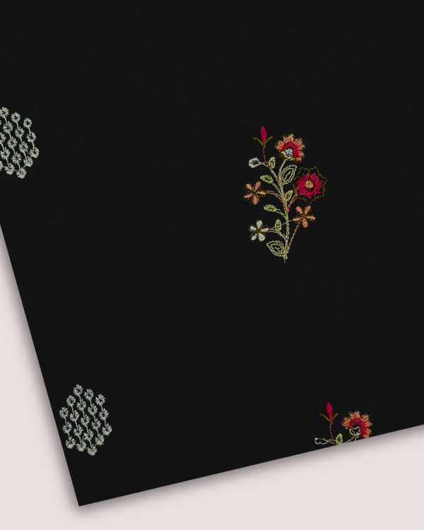 Multi Embroidered Lawn Black MEL-S25-064