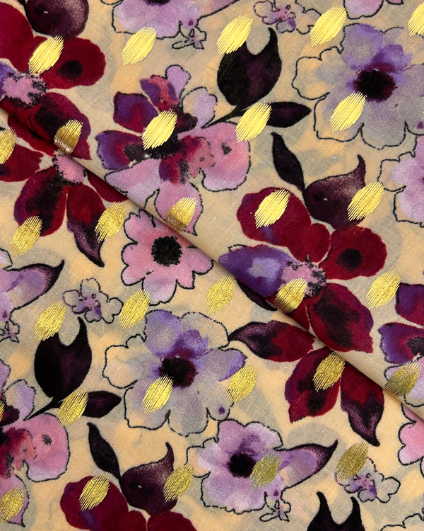 Lawn Golden Broshia Prints LGBP-S25-0033