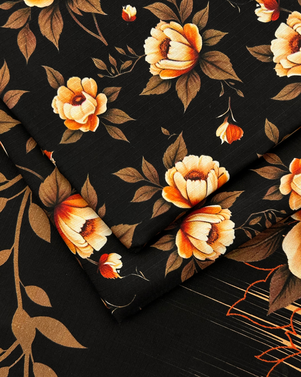 3pc Rib Linen Digital Print RLDP-W25-0015