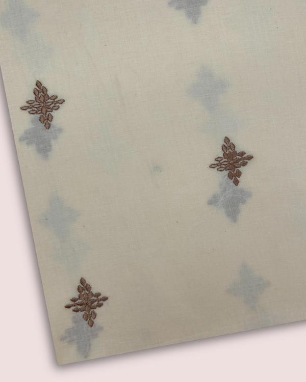 Embroidered Motif Fabric EMF-S25-0043