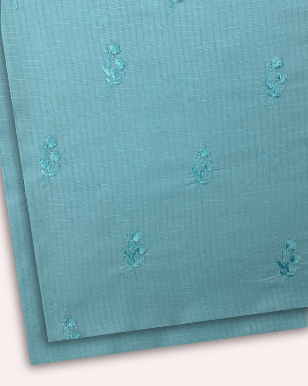 2Pc Embroidered Lawn Sky Blue PMEL-S25-0052