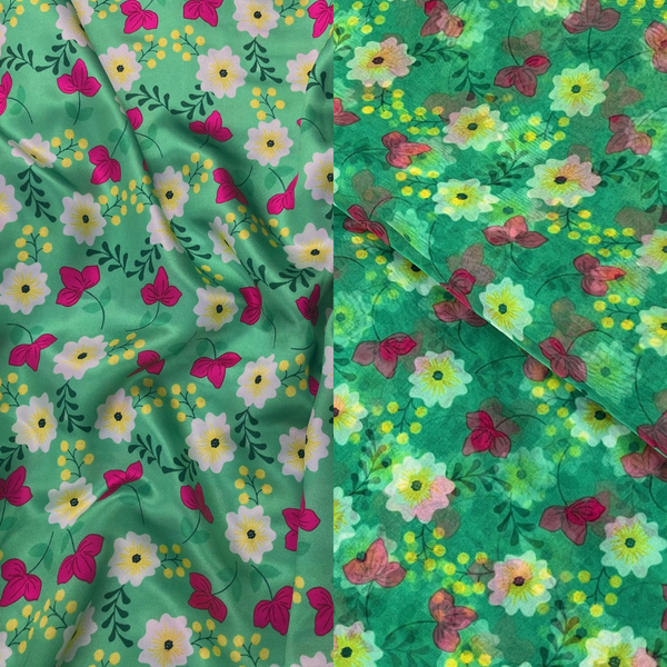 2Pc Shamoz with Organza SWO-0020