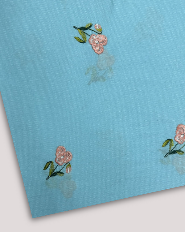 Multi Embroidered Lawn Powder Sky Blue MEL-S25-125