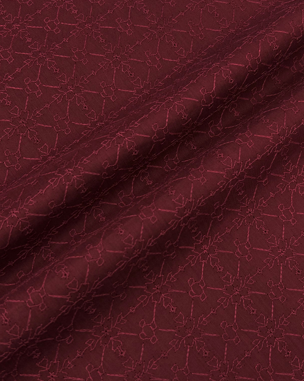 Chikankari Maroon CK-S25-0003