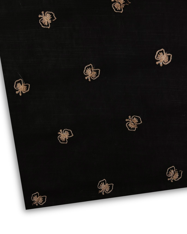 Embroidered Khaddar Black EK-W25-0075