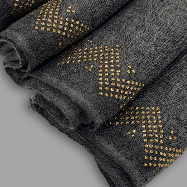 Pashmina Stone Work Shawl APSS-W25-0053