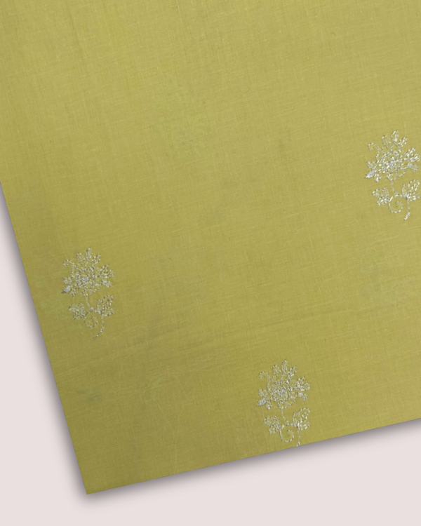 Embroidered Motif Fabric Lemon EMF-S25-0075